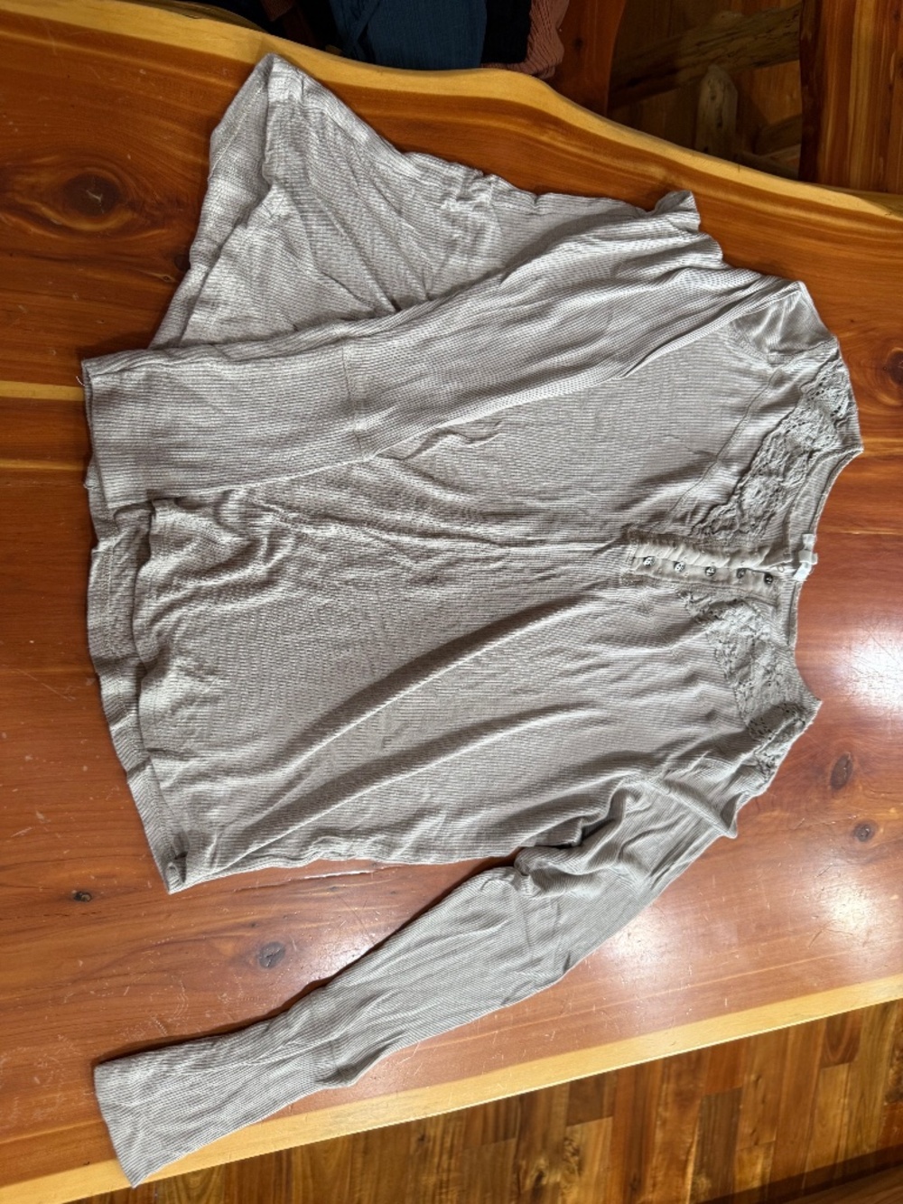 Mairices ribbed long sleeve top NWOT